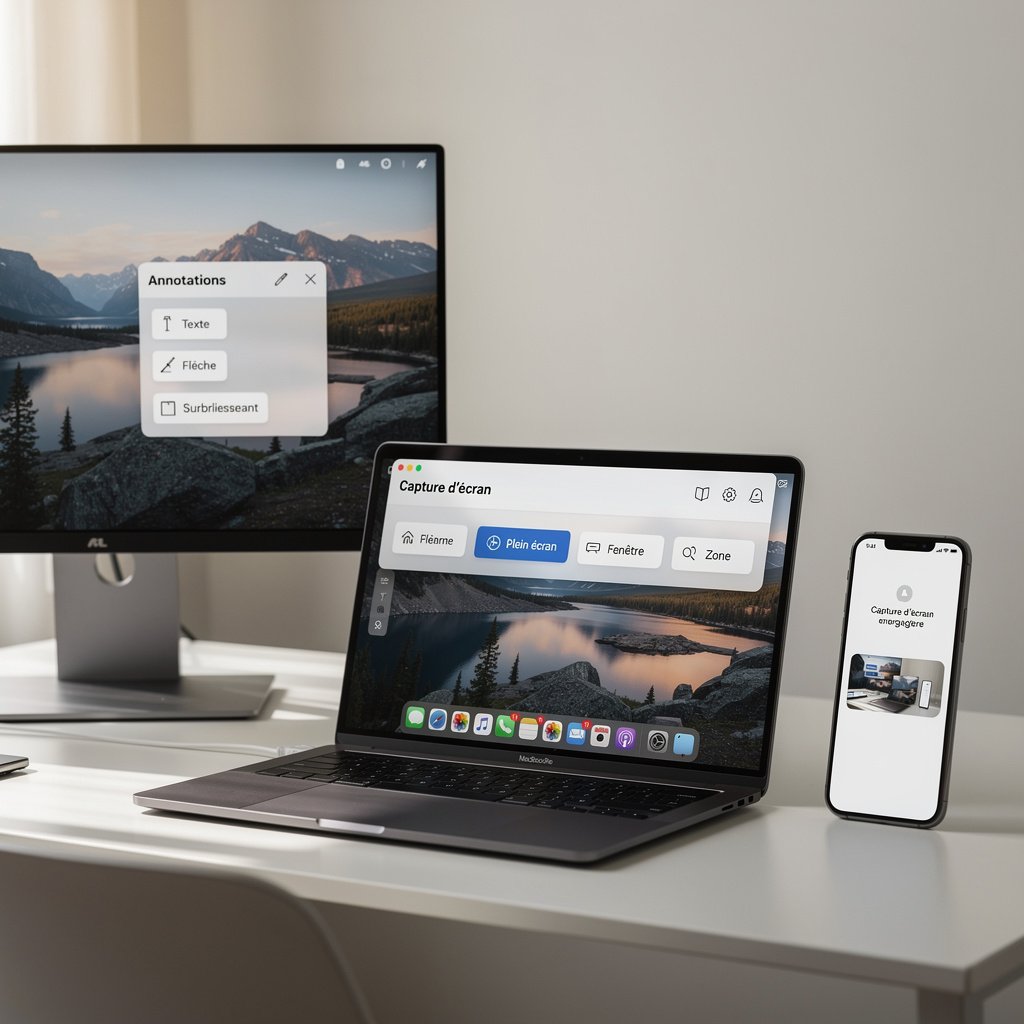Outils de capture d'écran